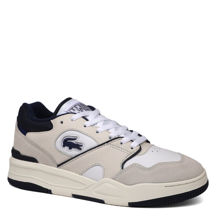 

Кеды мужские Lacoste 747SMA0062 белые 41 EU, Белый, 747SMA0062