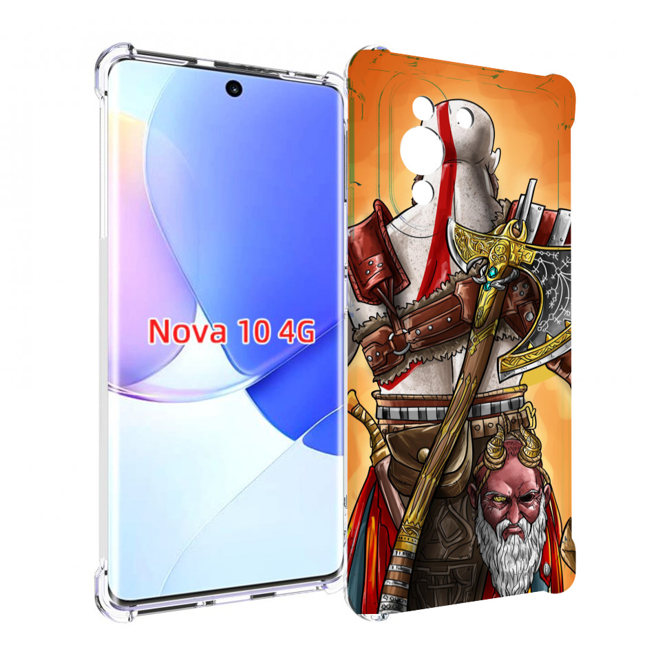 

Чехол MyPads God of War для Huawei Nova 10, Прозрачный, Tocco