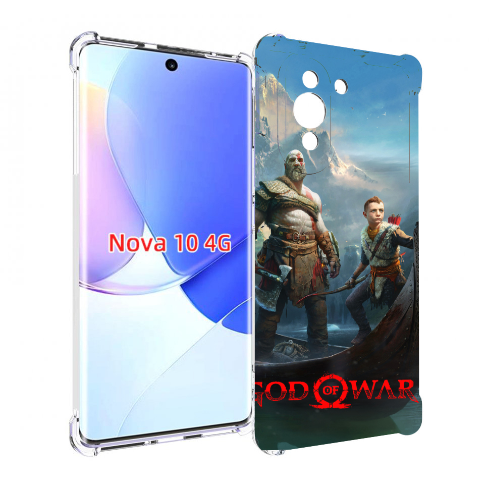 

Чехол MyPads God Of War Кратос Атрей для Huawei Nova 10, Прозрачный, Tocco