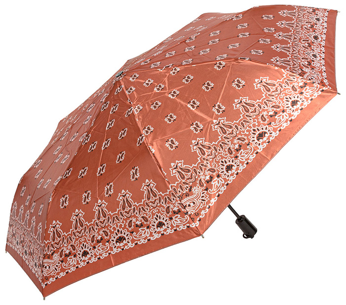 Зонт складной женский автоматический Sponsa 1845 коричневый