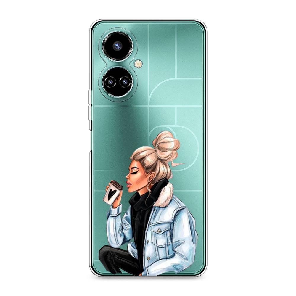 

Чехол Awog на Tecno Camon 19/19 Pro 4G "Cute girl", Разноцветный, 301650-7