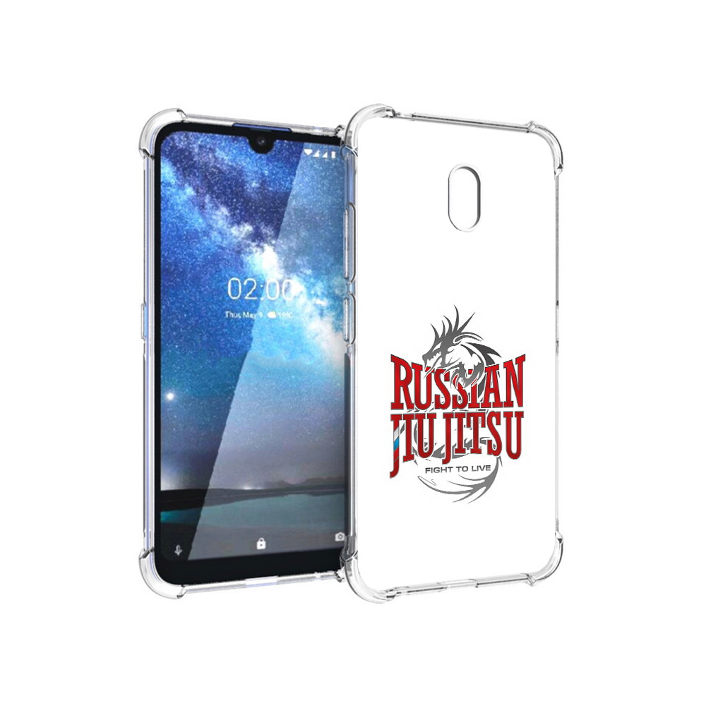

Чехол MyPads Tocco для Nokia 2.2 джиу джитсу (PT134721.103.321), Прозрачный, Tocco