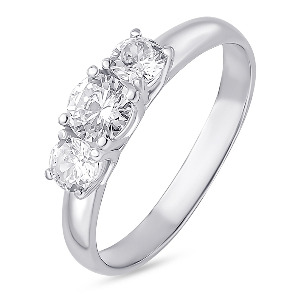 

Кольцо женское из серебра с фианитом 585Gold 701010592, р, 701010592