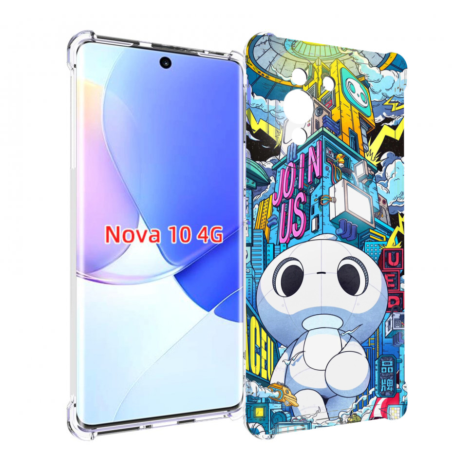 

Чехол MyPads FaceU для Huawei Nova 10, Прозрачный, Tocco