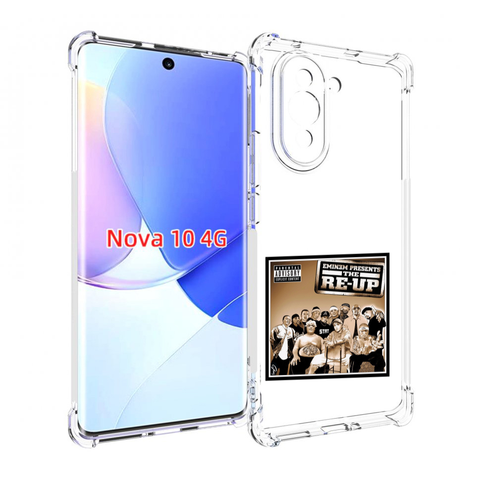 

Чехол MyPads EMINEM PRESENTS, THE RE-UP для Huawei Nova 10, Прозрачный, Tocco
