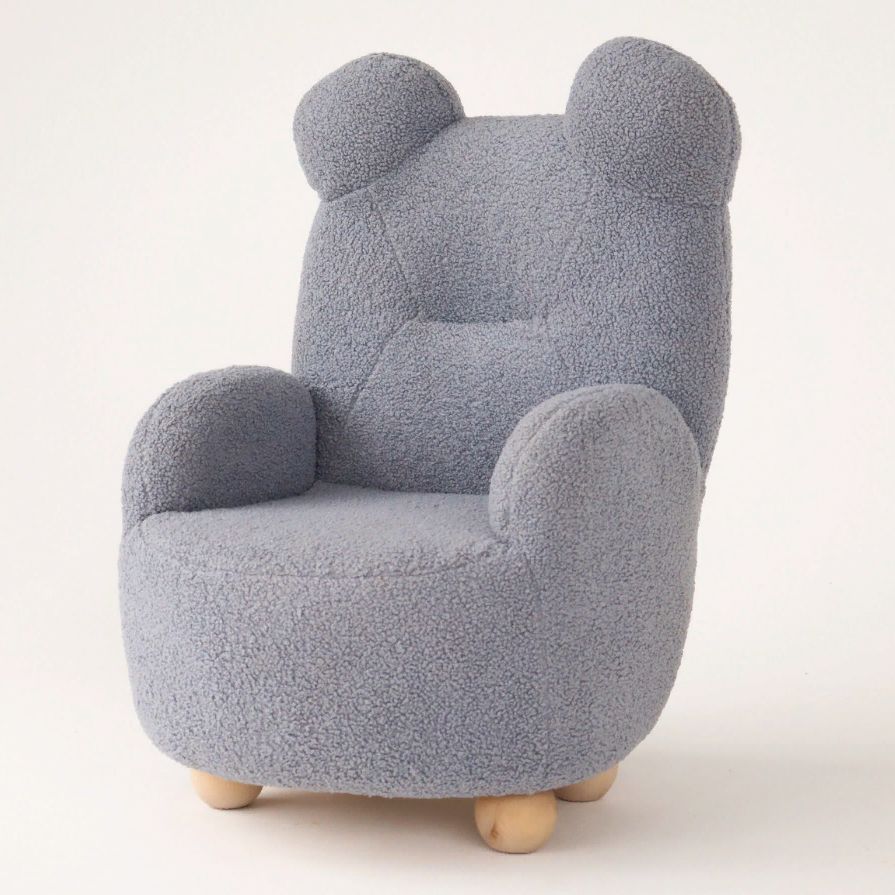 Игровое детское Кресло мягкое - мишка SIMBA STAR серый