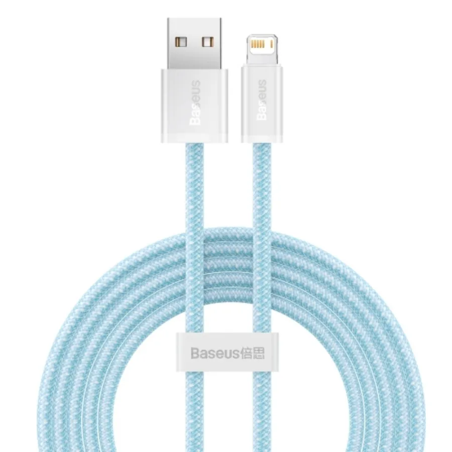 

Кабель Baseus Dynamic Series Lightning - USB, 1 м, синий CALD000403