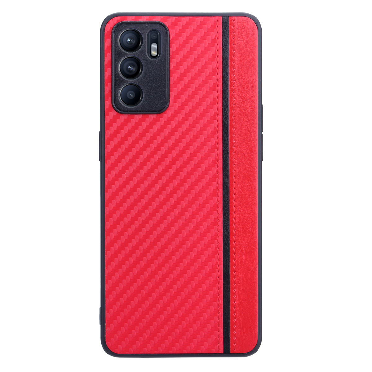 

Чехол G-Case для Oppo Reno 6 4G Carbon Red GG-1556-02, Красный