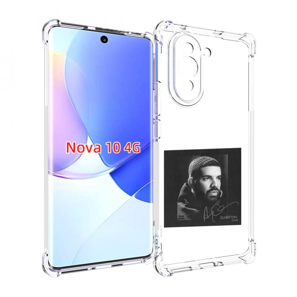 

Чехол MyPads Drake - Scorpion для Huawei Nova 10, Прозрачный, Tocco