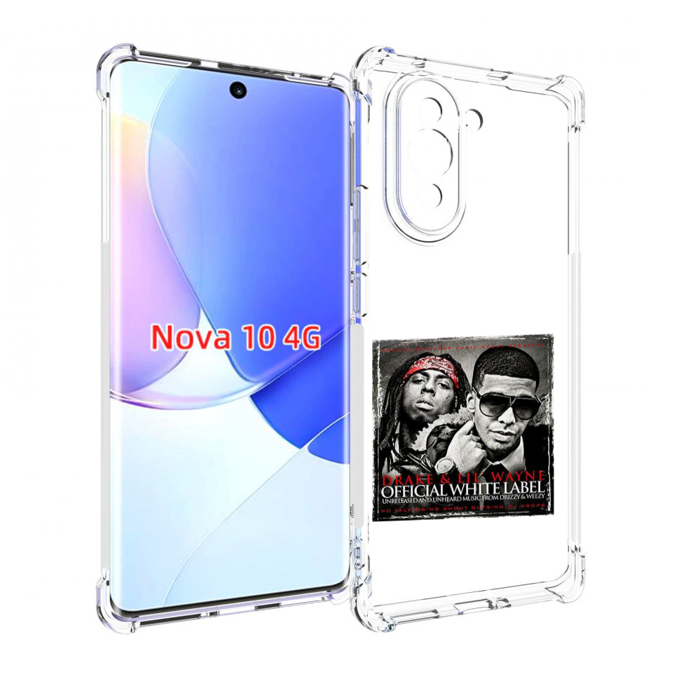 

Чехол MyPads Drake - Official White Label для Huawei Nova 10, Прозрачный, Tocco