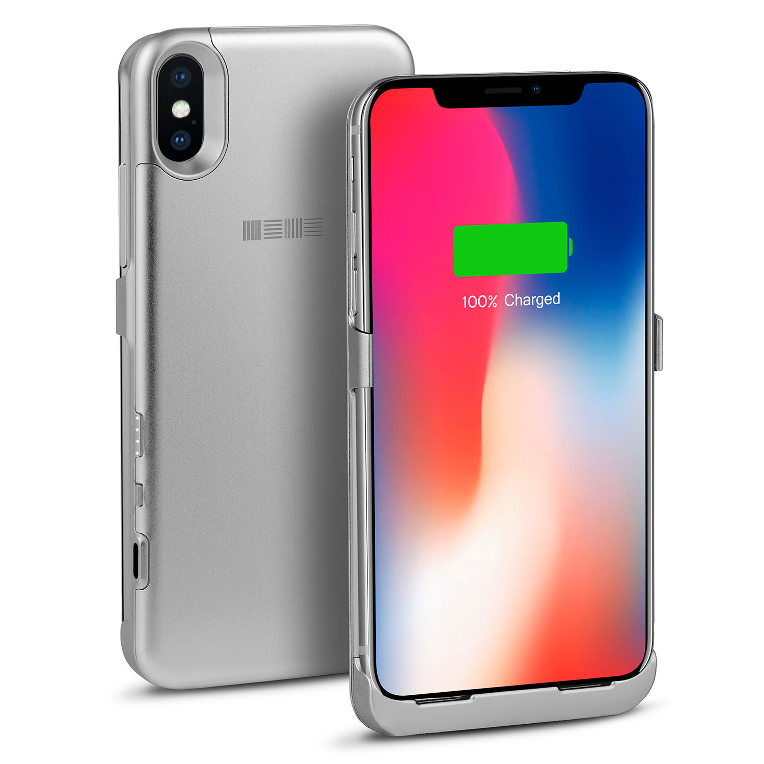 

Чехол-панель для телефона IPHONE X 3000МАЧ SP GRAY 56546, Серый