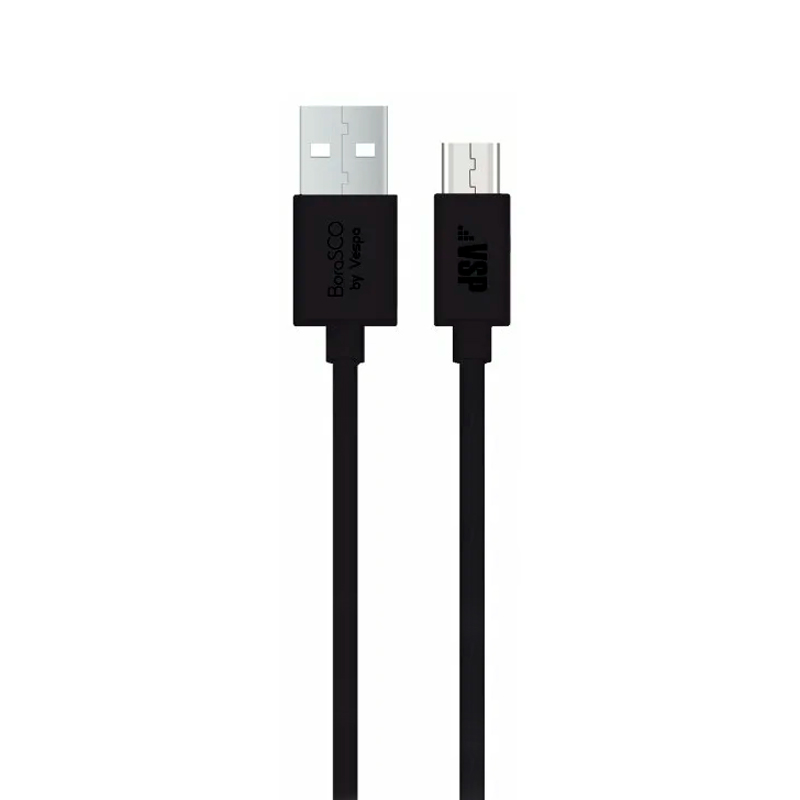 фото Кабель borasco usb/miniusb 1м, черный (37945)