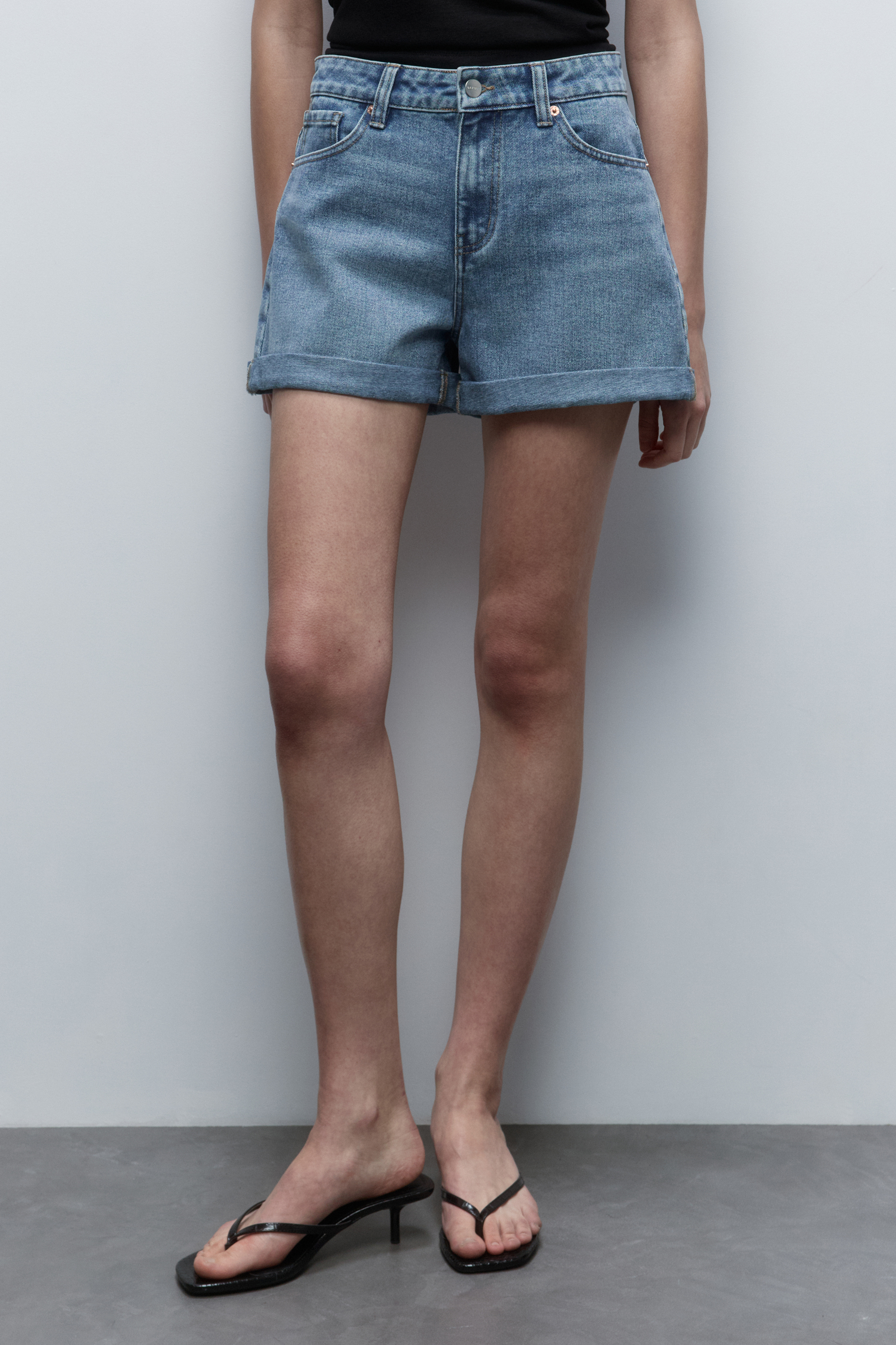 

Шорты женские Befree MomShorts голубые M, Голубой, MomShorts