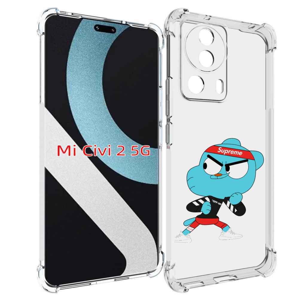 

Чехол MyPads Модный-Гамбол для Xiaomi Civi 2, Прозрачный, Tocco