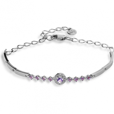 

Браслет из золота р. 17 Master Brilliant 10-220399-00-31, танзанит\бриллиант, 10-220399-00-31