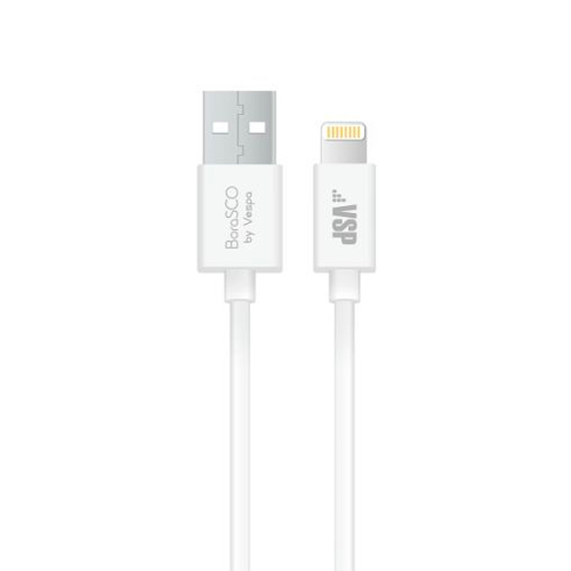 

Кабель BoraSCO USB/Lightning 2А 3м, белый (37936), USB/Lightning 2А 3м, белый (37936)