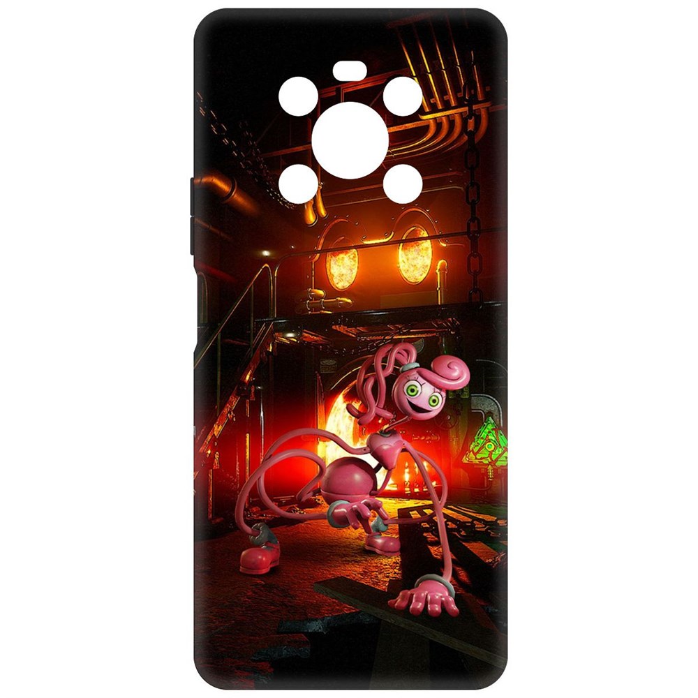 

Чехол-накладка Софт Хаги Ваги - Мама Длинные Ноги для Honor X9, Черный