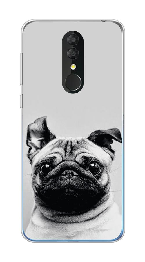 

Чехол Awog на Alcatel 3 5053Y (2019) / Алкатель 3 5053Y (2019) "Ушастый мопс", Разноцветный, 170550-1