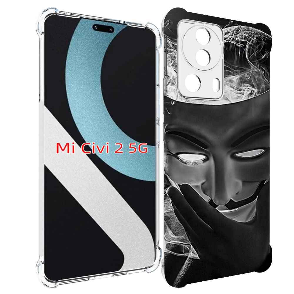 

Чехол MyPads Маска для Xiaomi Civi 2, Прозрачный, Tocco