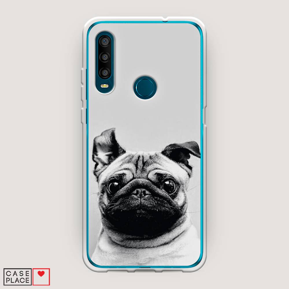 

Чехол Awog на Alcatel 1SE (2020) / Алкатель 1SE (2020) "Ушастый мопс", Разноцветный, 171250-1