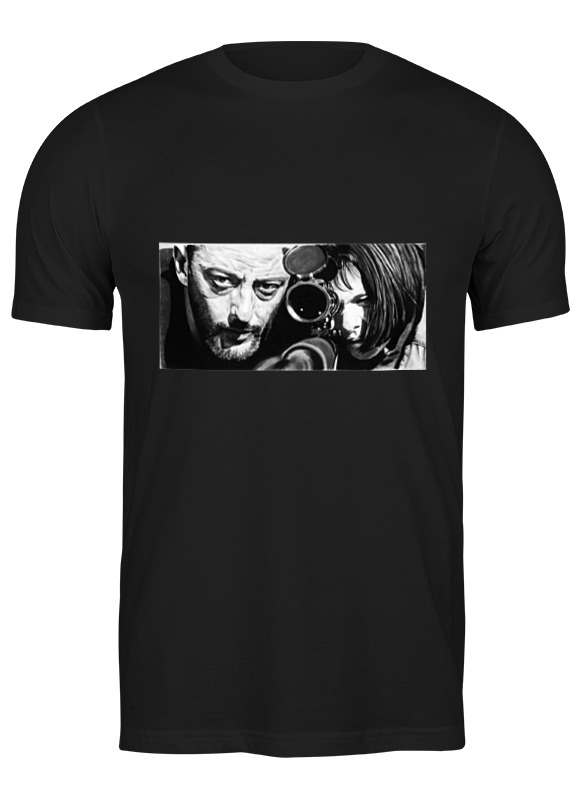 

Футболка мужская Printio Leon&matilda черная 2XL, Черный, Leon&matilda