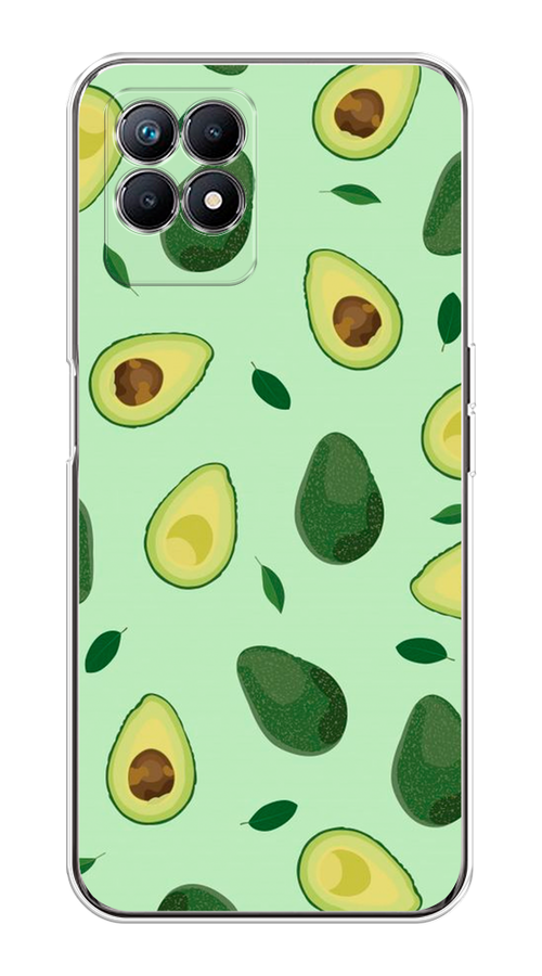 

Чехол на Realme 8i "Blue avocado", Коричневый;зеленый, 257350-1