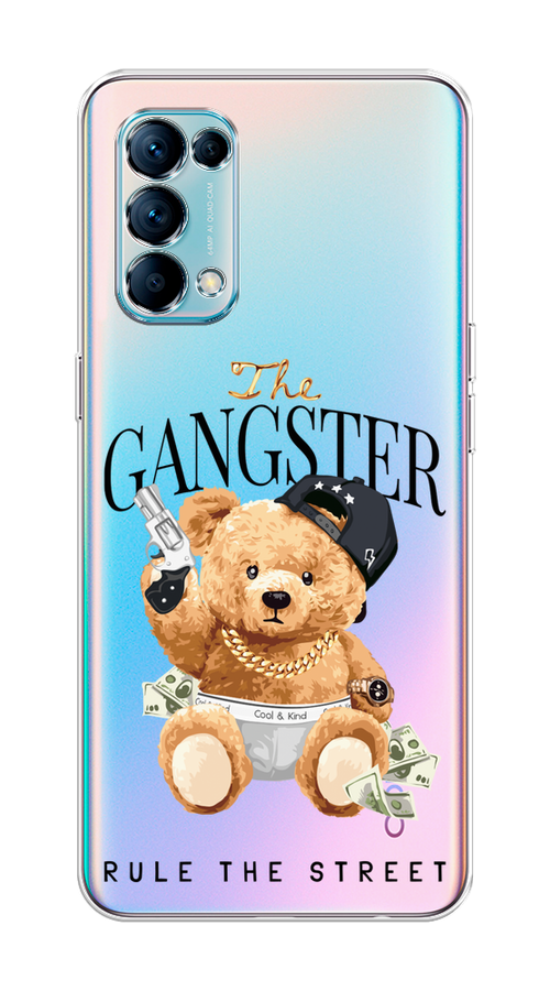 

Чехол на Oppo Reno 5 "The Gangster", Бежевый;серый;черный, 255250-6