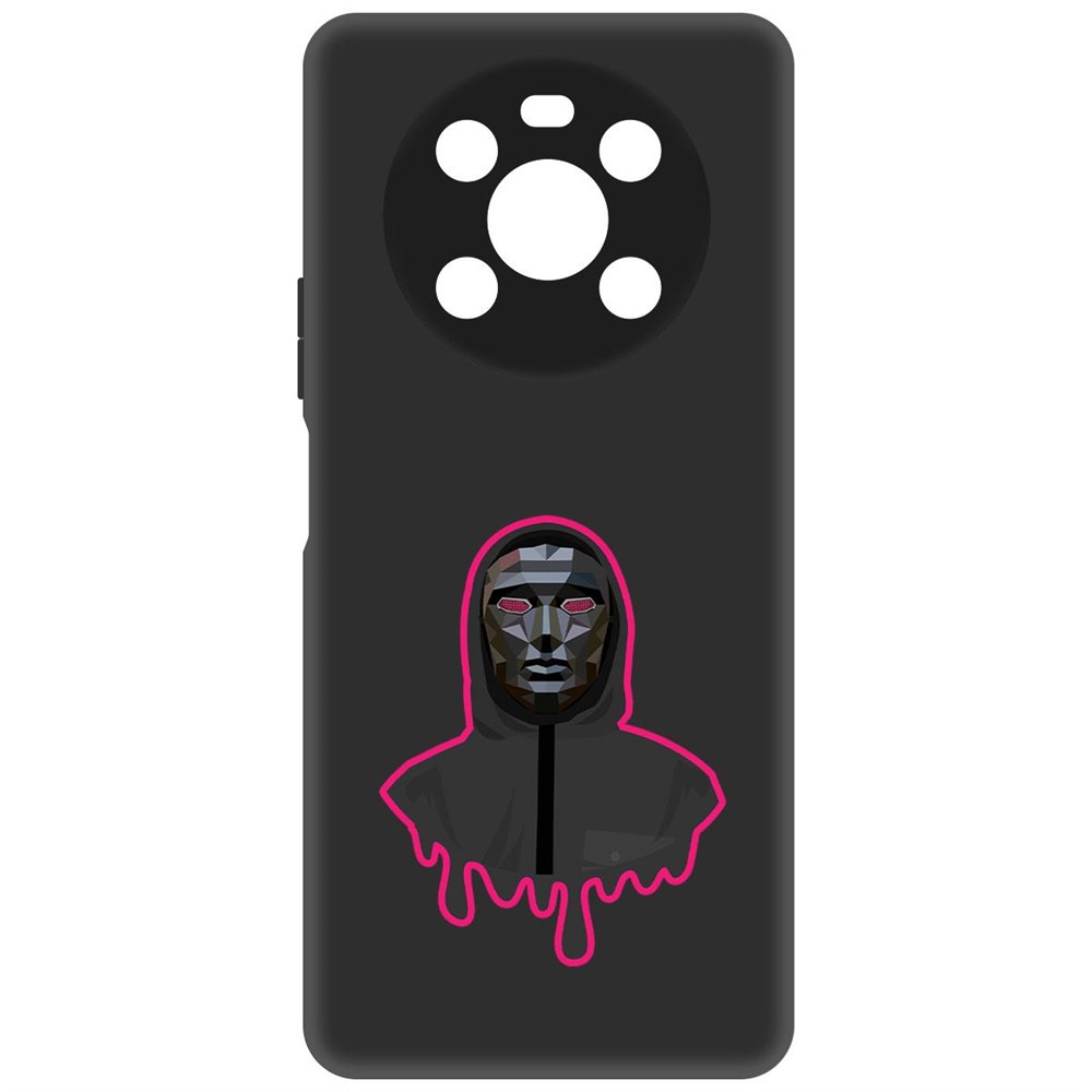 

Чехол-накладка Софт Игра в кальмара-Ведущий для Honor X9, Черный