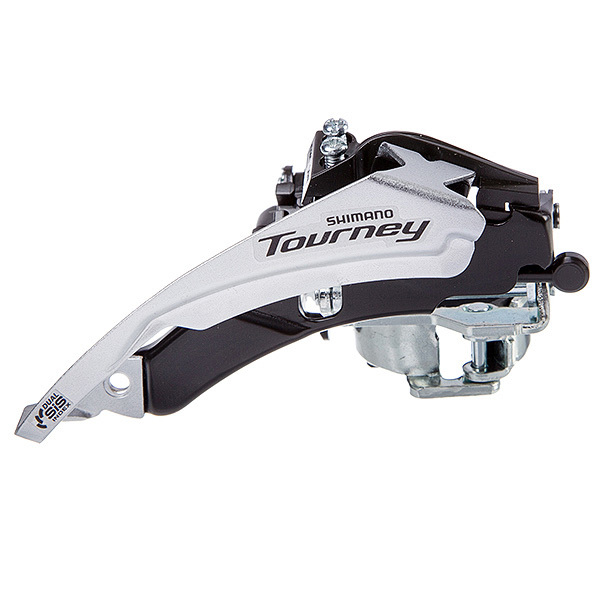 

Перек-ль передний Shimano, FD-TY500-TS6, TOURNEY, DUAL-PULL,FOR REAR 6/7-SPEED,BAND TYPE, Серебристый, Tourney FD-TY500-TS6