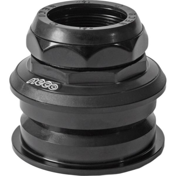 

Рулевая колонка Neco H118, ZS44, 1 1/8"(резьб.), алюм.чашки, картр.подшипники, черный, H118