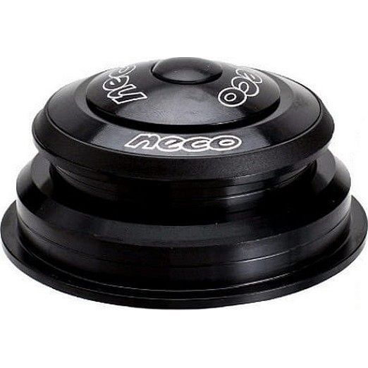 

Рулевая колонка Neco H383AEM, ZS44/56, 1 1/8-1 1/2", алюм.чашки, пром.подшипники, черный