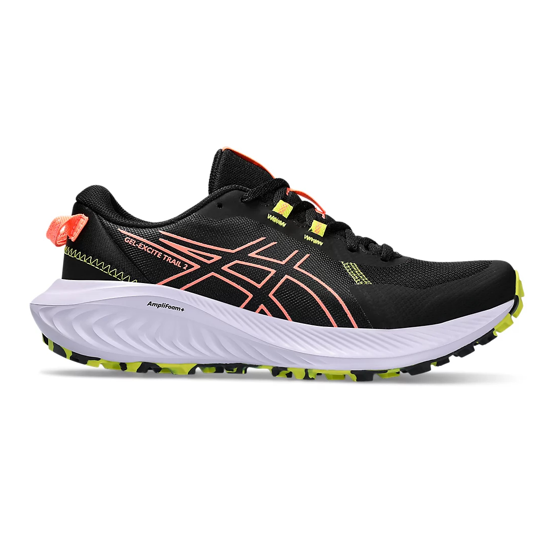 

Кроссовки женские Asics Gel-Excite Trail 2 1012B412-002 черные 37.5 EU, Черный, Gel-Excite Trail 2