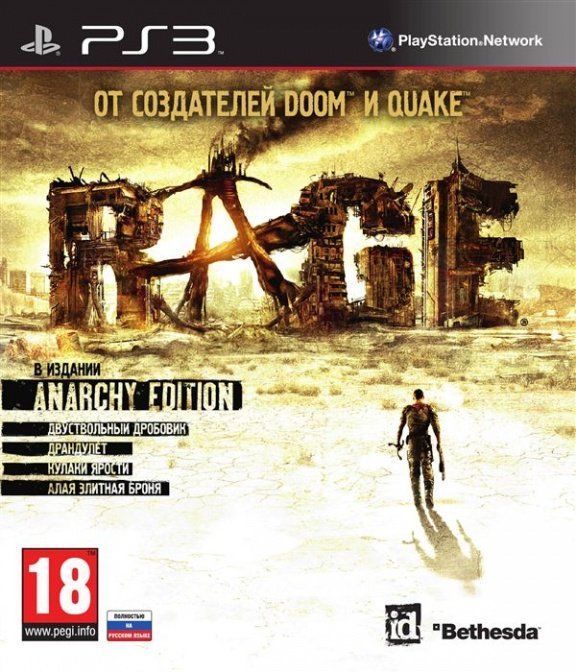 Игра RAGE (Anarchy Edition) Русская Версия (PS3)