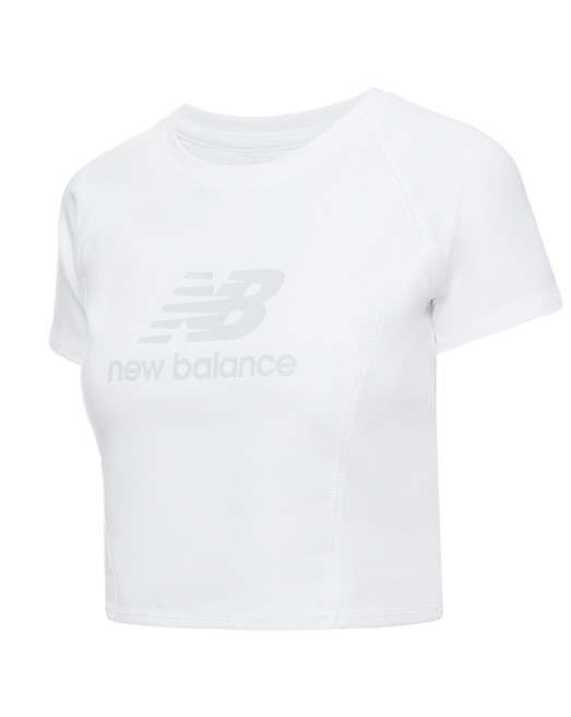 фото Футболка женская new balance wt03503-wy белая l