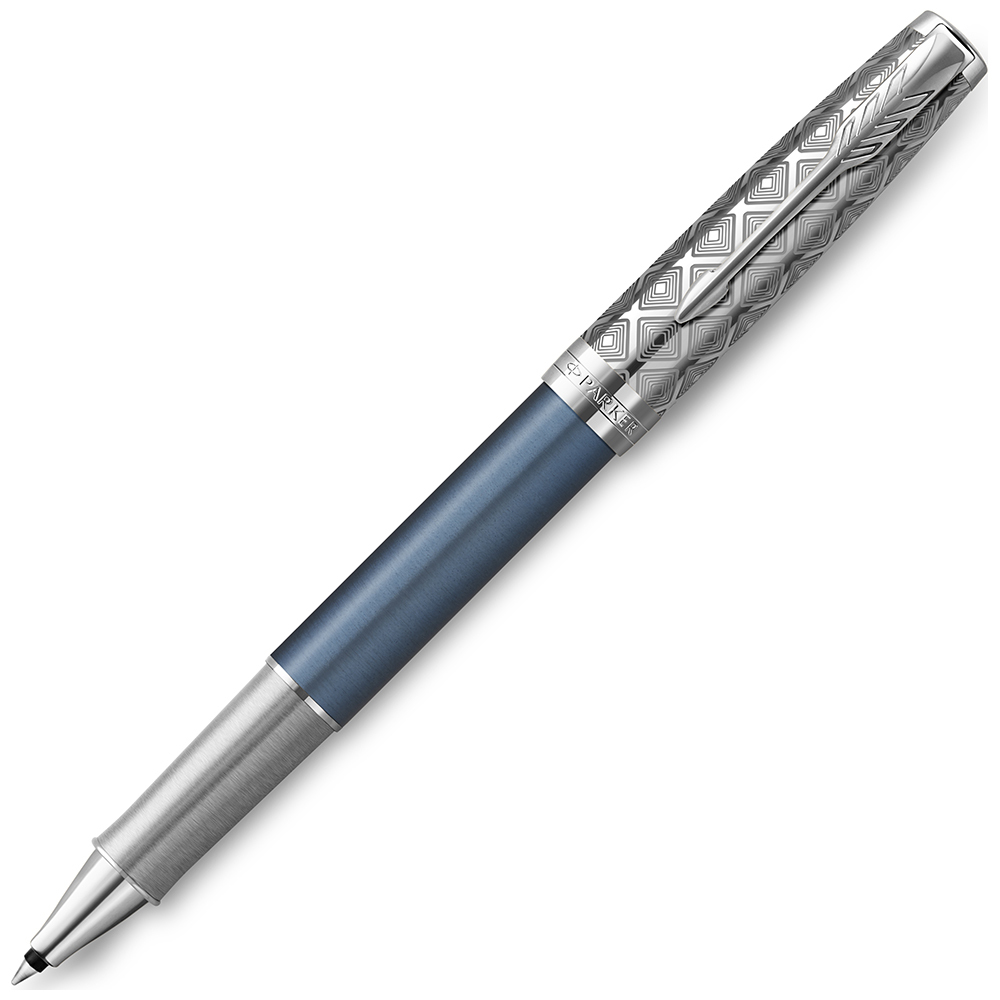 

Ручка-роллер Parker Sonnet Premium T537 Metal Blue CT F