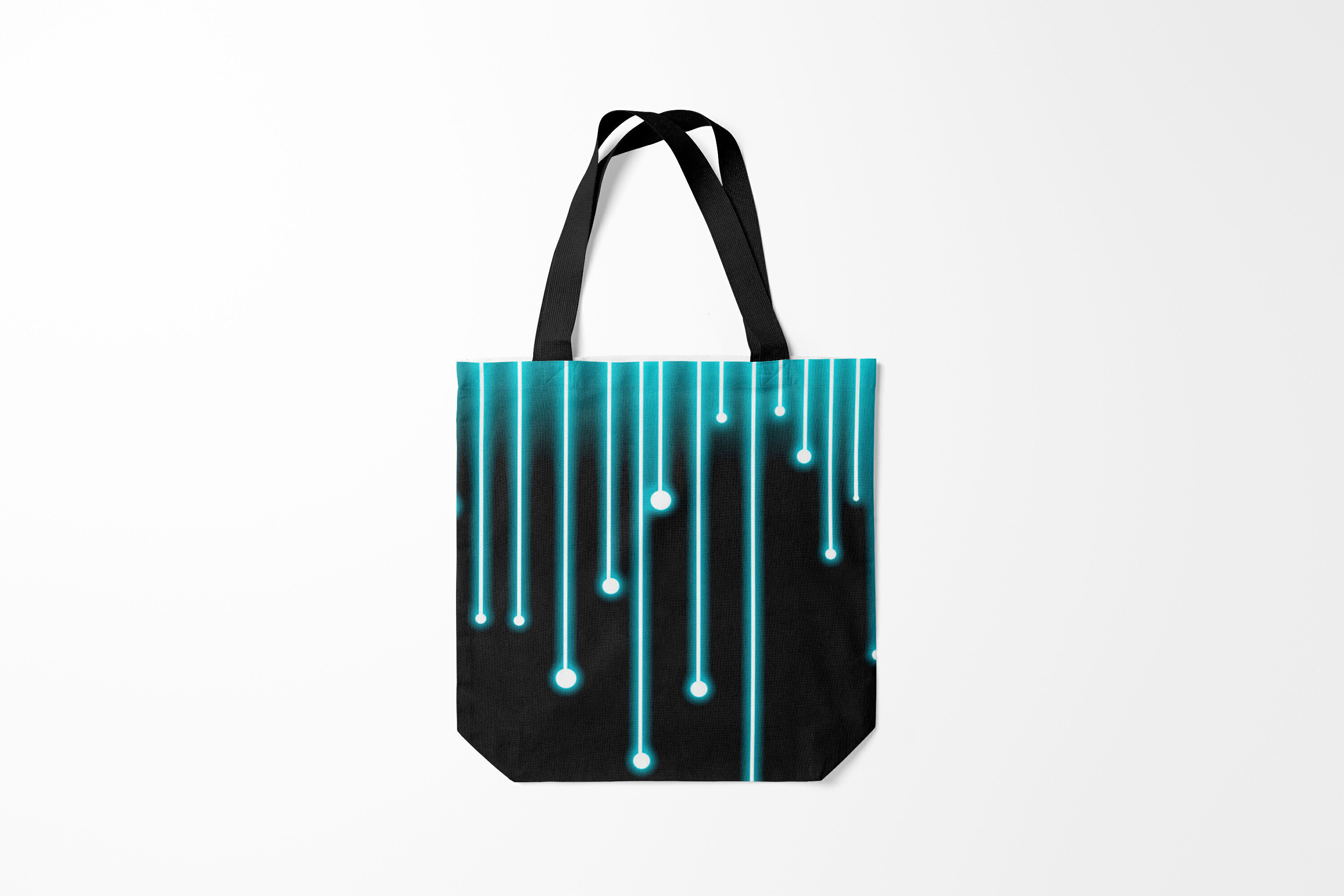 

Сумка шoппер унисекс Burnettie Разные Неон, черный, Разные Неон