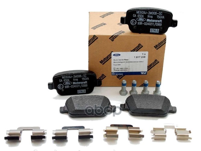 

Колодки тормозные дисковые FORD KUGA (2008-2012) 1шт FORD