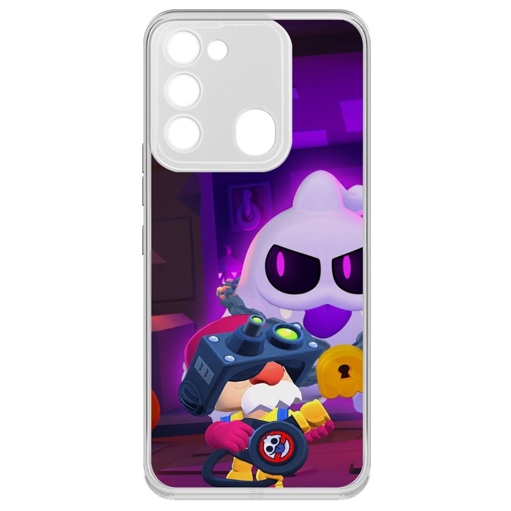 Чехол-накладка Brawl Stars-Охотник за Скуиками Гэйл для TECNO Spark Go 2022