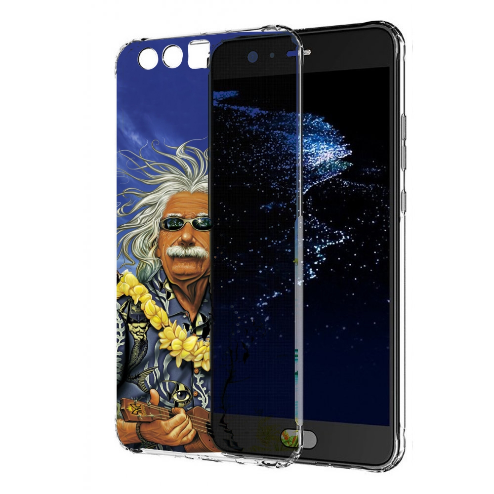 

Чехол бампер MyPads энштейн на отдыхе для Huawei P10 Plus против, Прозрачный, Tocco