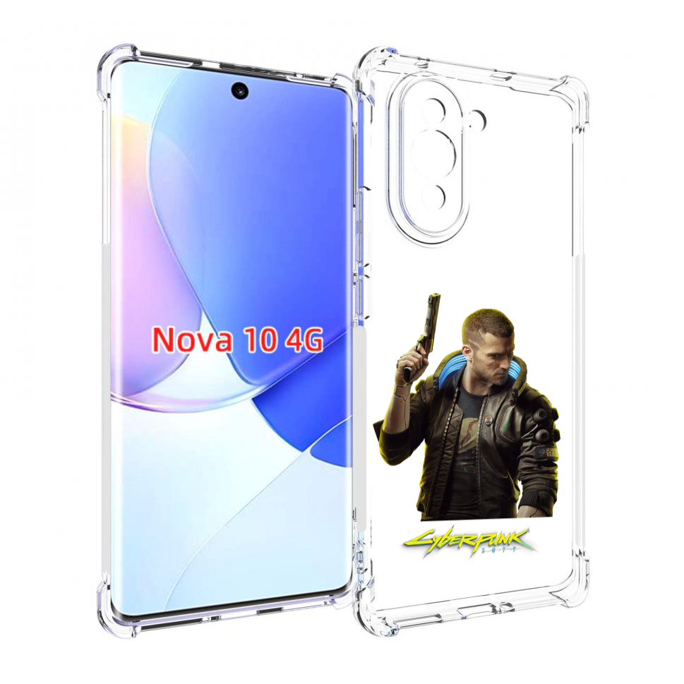 

Чехол MyPads Cyberpunk-2077 для Huawei Nova 10, Прозрачный, Tocco