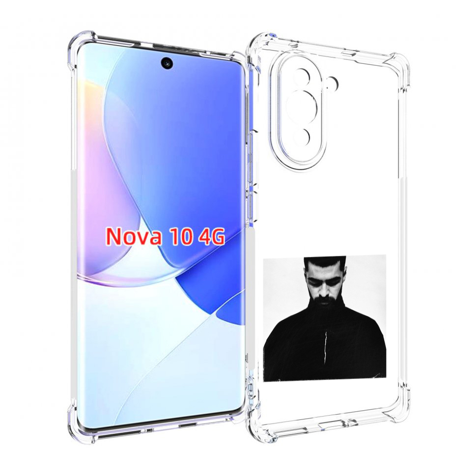 

Чехол MyPads Buster Keaton Miyagi мужской для Huawei Nova 10, Прозрачный, Tocco