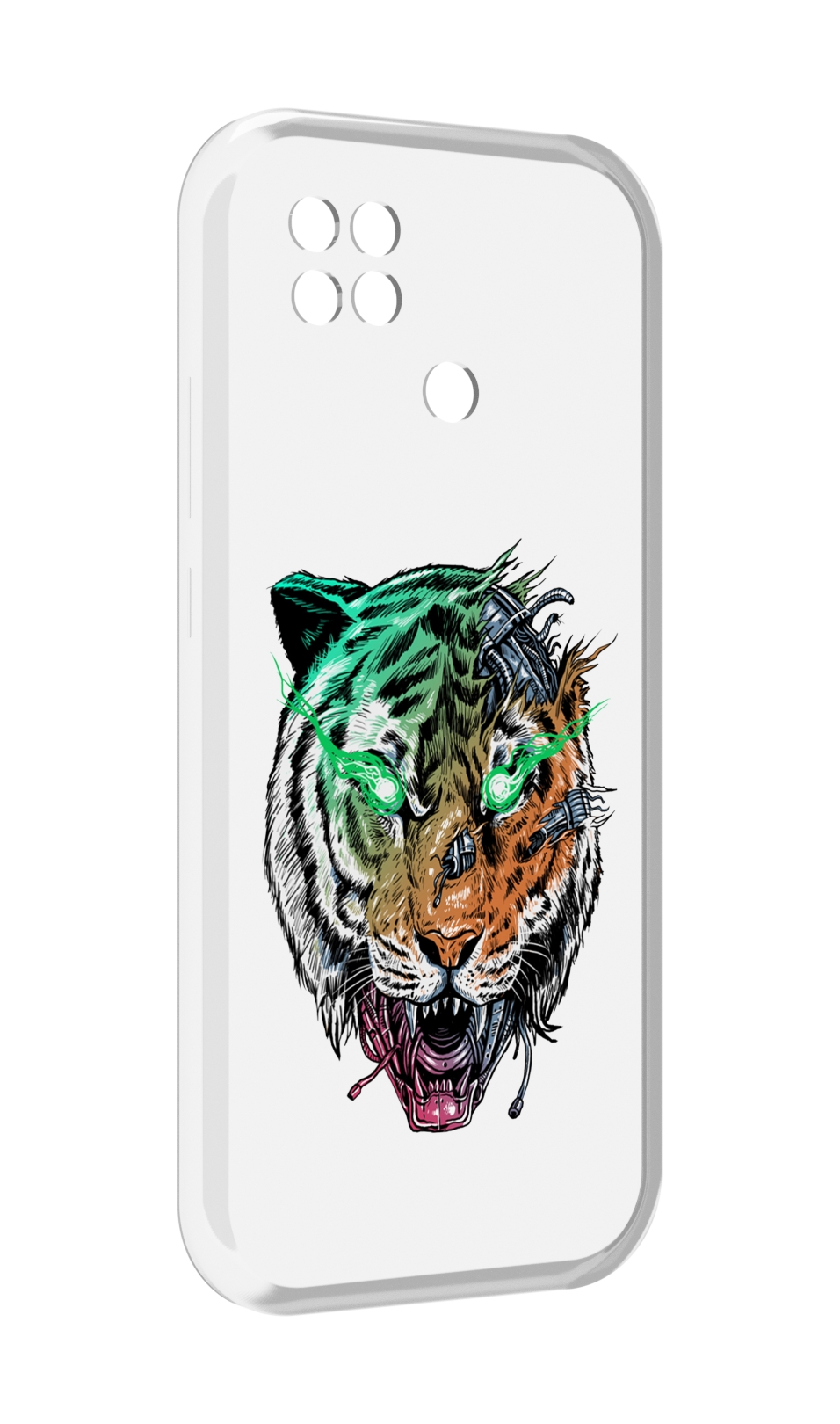 

Чехол MyPads робо-тигр для Xiaomi Poco C40, Прозрачный, Tocco