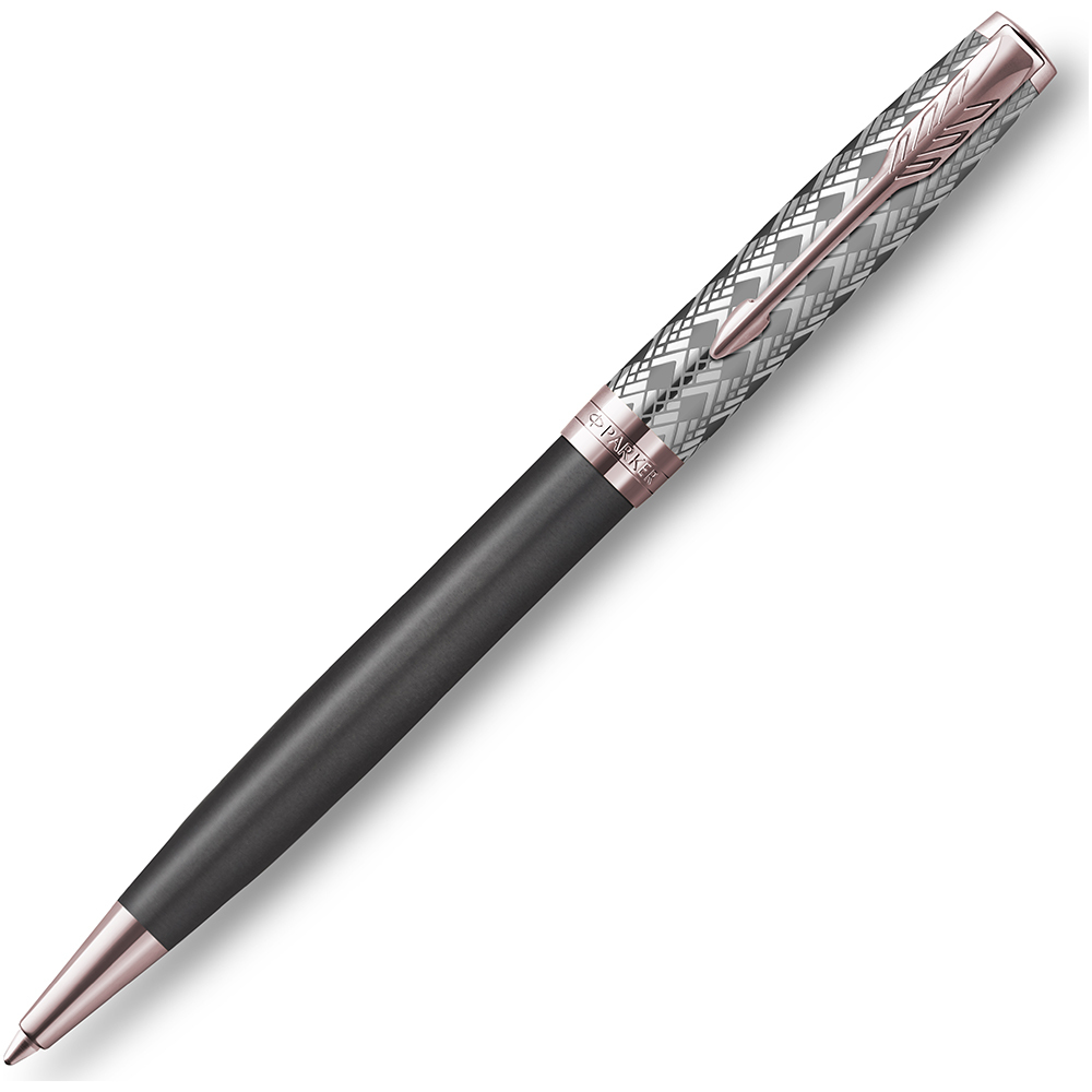 

Шариковая ручка Parker Sonnet Premium K537 Metal Grey PGT M