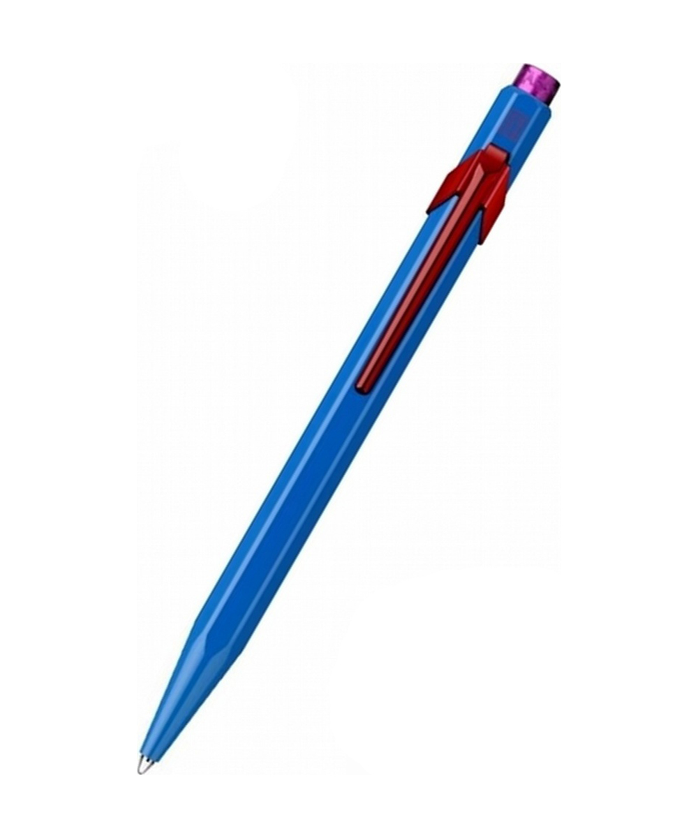 фото Carandache office 849 claim your style 2 cobalt blue шариковая ручка m подарочная коробка caran d’ache