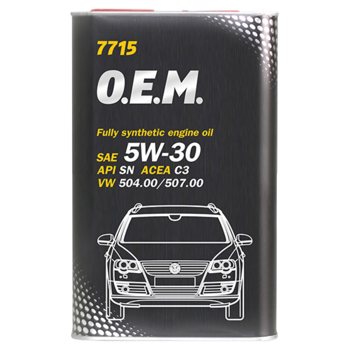 

Моторное масло o.e.m. for vW audi skoda 5W30 1 л.