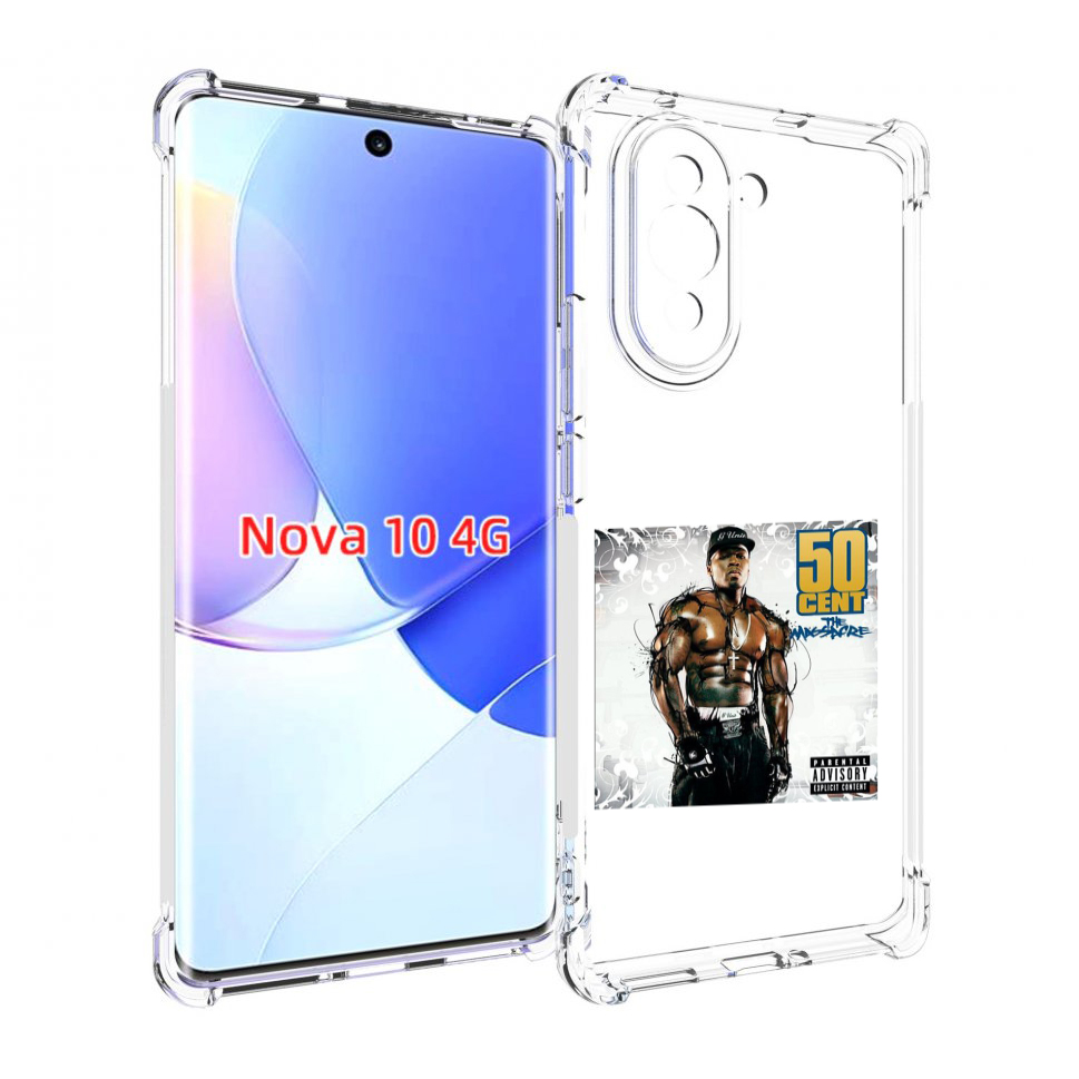 Чехол MyPads 50 Cent - The Massacre для Huawei Nova 10