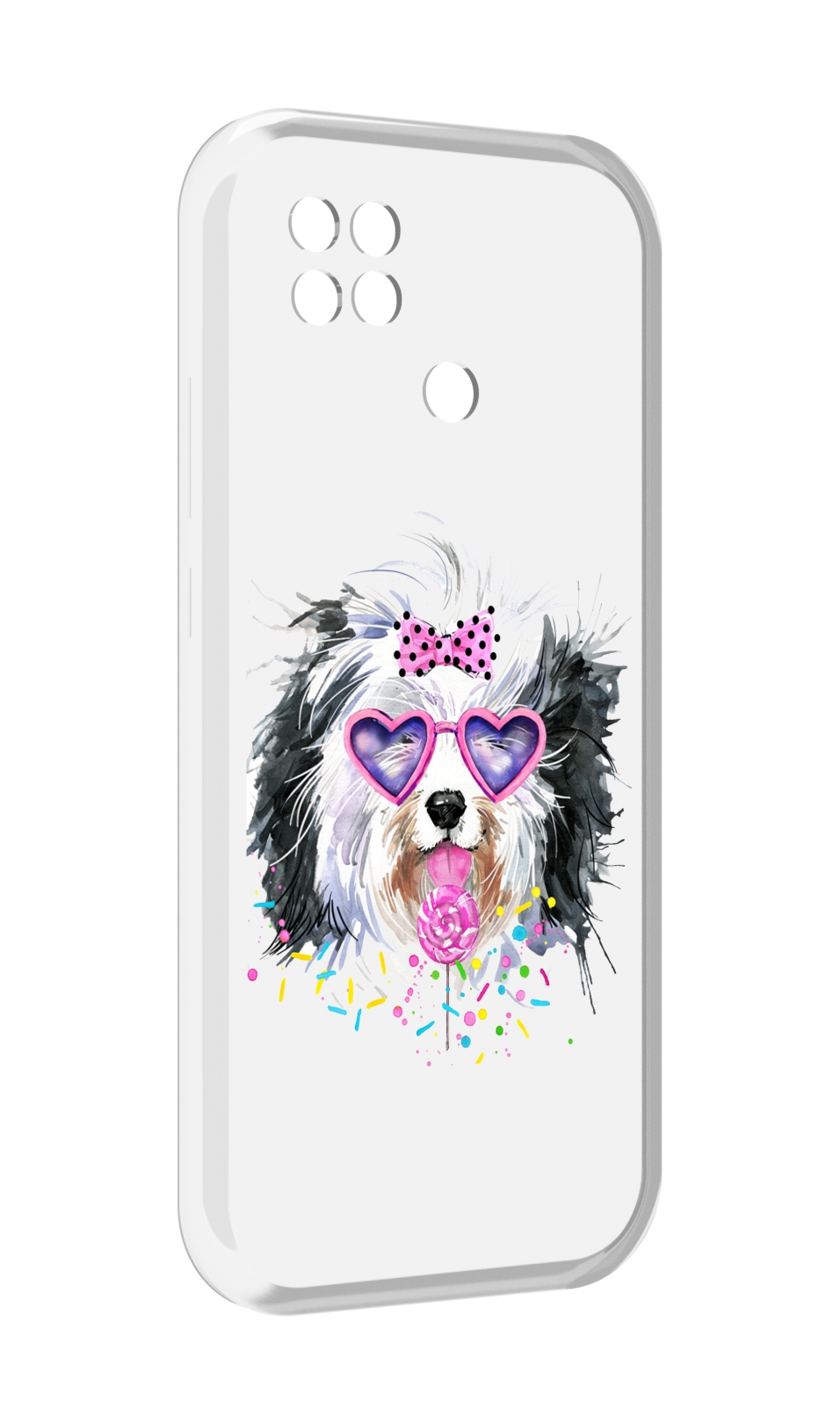 

Чехол MyPads пушистик для Xiaomi Poco C40, Прозрачный, Tocco