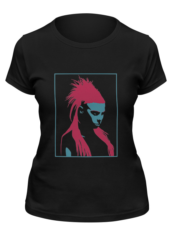 

Футболка женская Printio Die antwoord черная 2XL, Черный, Die antwoord