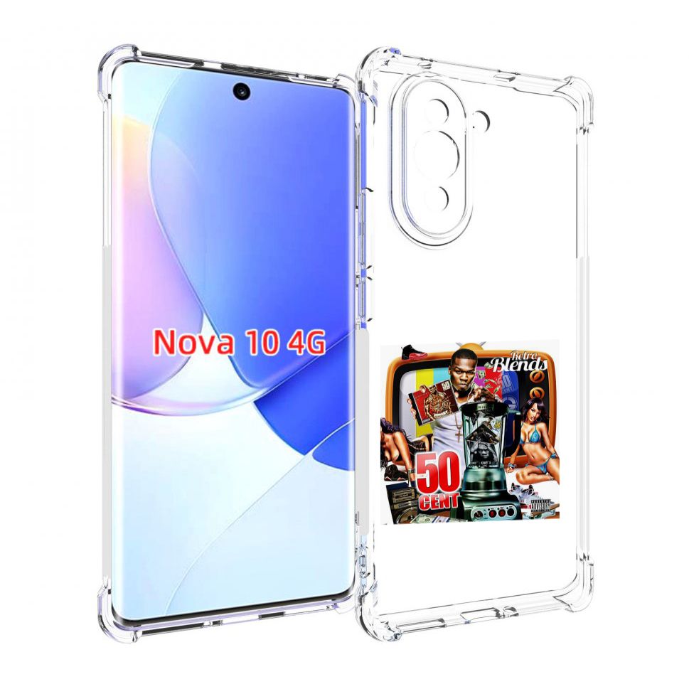 

Чехол MyPads 50 Cent - Retro 50 Cent Blends для Huawei Nova 10, Прозрачный, Tocco