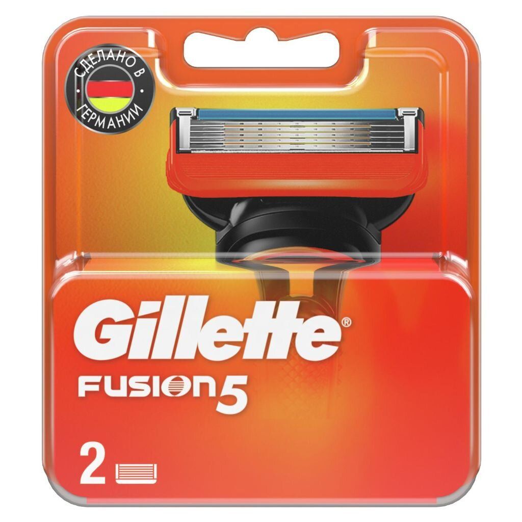 Кассеты для бритья Gillette Fusion 2шт